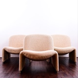 SET OF 3 EASY CHAIRS BY GIANCARLO PIRETTI
